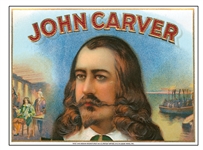 john carver cigar box label