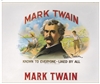 mark twain cigar box label