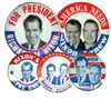 Richard Nixon Picture Buttons