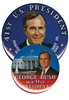 george bush campaign buttons