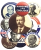 century of presidential buttons