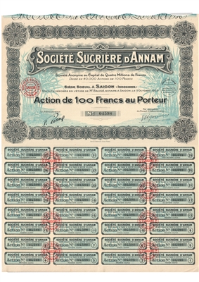 cancelled french bonds from vietnam