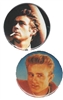 james dean 2 fan buttons