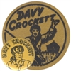 dave crockett vintage patch button