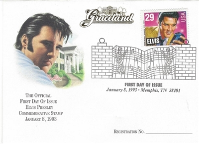 elvis presley stamp envelope