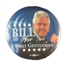 Bill Clinton for First Gentleman Campaign Button