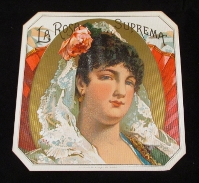 La Rosa Suprema Outer Cigar Label