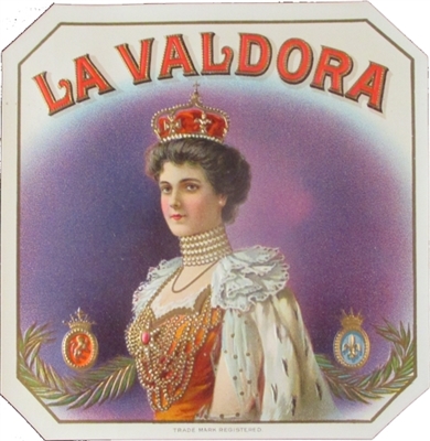 La Valdora Suprema Outer Cigar Label