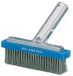 A&B 6in Metal Back Algae SS Brush # 5000