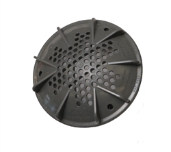 A&A Manufacturing PDR2 10" Main Drain Cover - Black # 564851