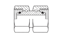 Female DIN Swivel Union Light - SS