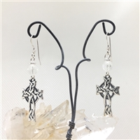 Celtic Cross Earrings