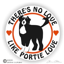 Portuguese Water Dog Decal