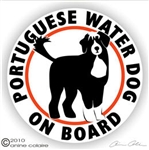 Portuguese Water Dog Decal