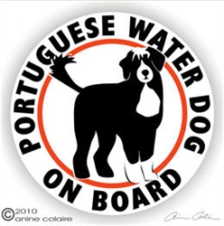 Portuguese Water Dog Decal