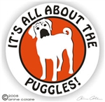 Puggle Decal