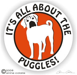 Puggle Decal