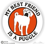 Puggle Decal