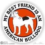 American Bulldog Window Decal