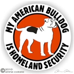 American Bulldog Window Decal