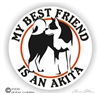 Akita Window Decal