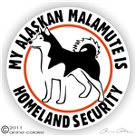 Alaskan Malamute Decal