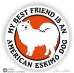 American Eskimo Decal