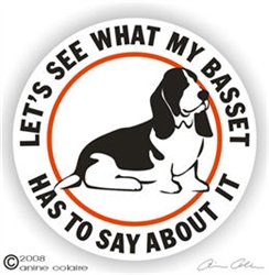 Basset Hound Decal