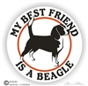 Beagle Window Decal