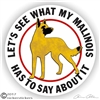 Belgian Malinois Window Decal