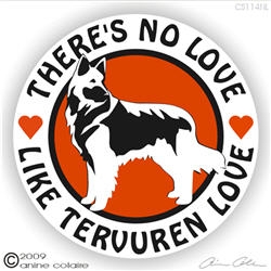 Belgian Tervuren Window Decal