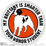 American Brittany Window Decal