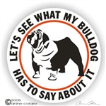 Bulldog Decal