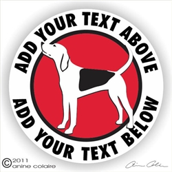Coonhound Decal