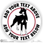 Doberman Decal