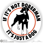 Doberman Decal