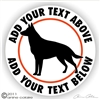 German Shepherd Decal