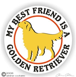 Golden Retriever Decal