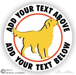 Golden Retriever Decal