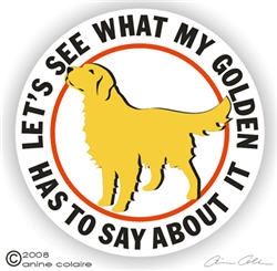 Golden Retriever Decal