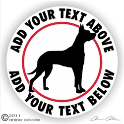 Great Dane Decal