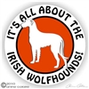 Irish Wolfhound Decal