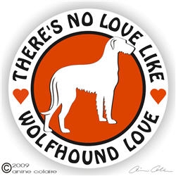 Irish Wolfhound Decal