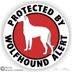 Irish Wolfhound Decal