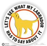 Labrador Retriever Decal