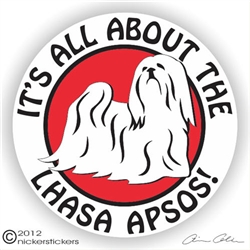 Lhasa Apso Decal