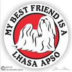 Lhasa Apso Decal