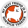 Norwich Terrier Decal