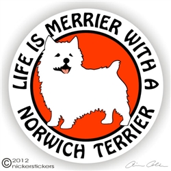 Norwich Terrier Decal