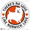 Norwich Terrier Decal